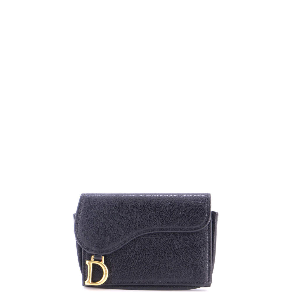 Christian Dior Saddle Bloom Card Holder